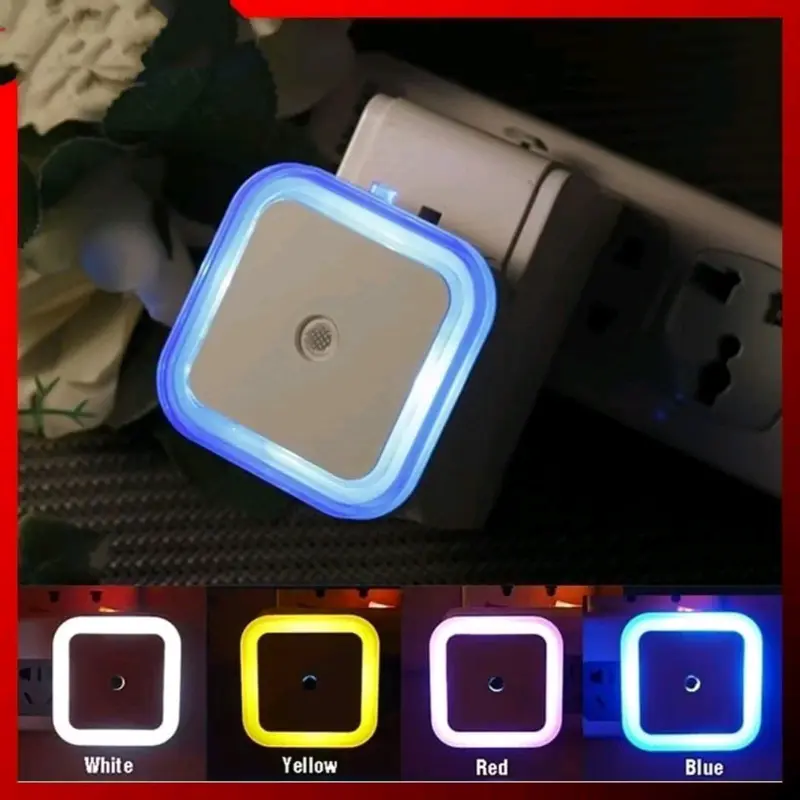 Lampu Tidur Sensor Otomatis - Lampu LED Kotak/Persegi 2