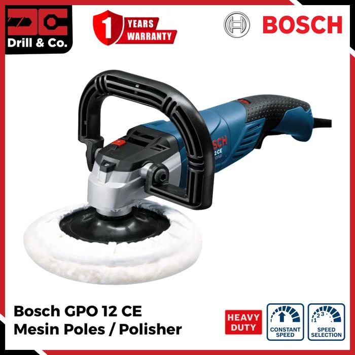 Gambar Bosch GPO 12 CE Angle Polisher / Mesin Poles Listrik 7" / Poles Kendaraan dari Drill&Co Kota Administrasi Jakarta Barat Tokopedia
