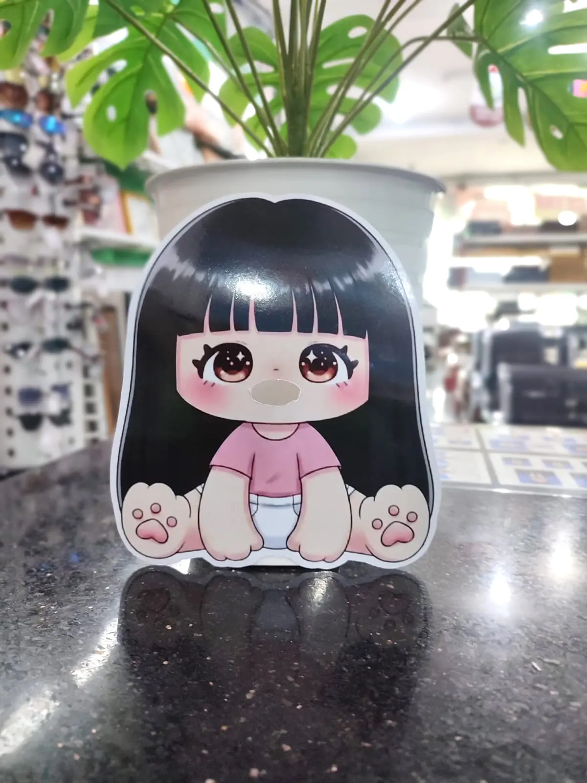 Paper Dolls Sudah di potong, Imut dan menggemaskan, busa duduk, bisa di kasih makan