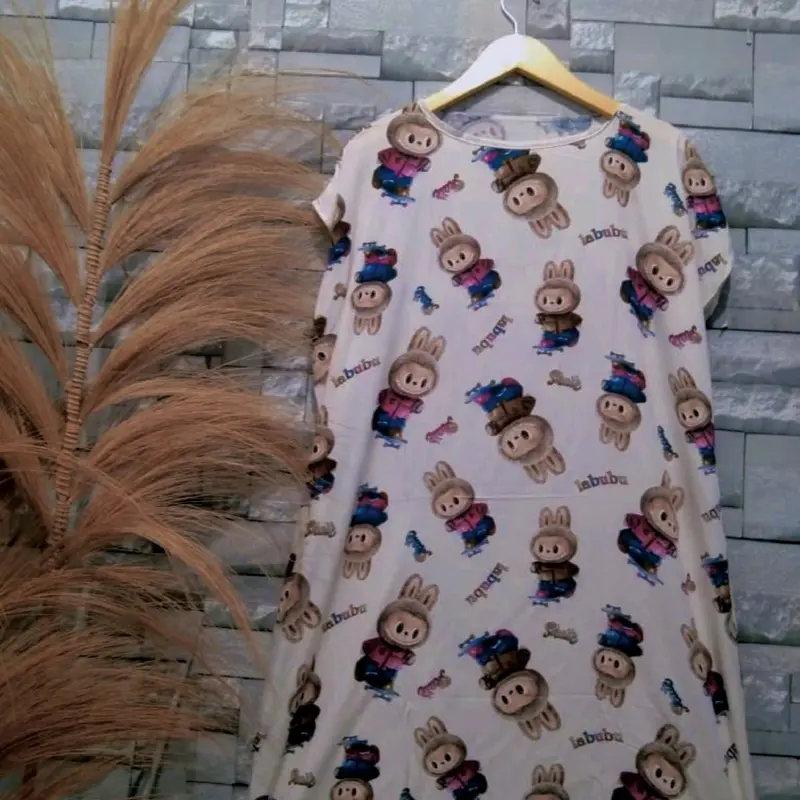 Daster Labubu Viral / Daster Adem Murah / Daster viral katun Rayon lembut 2