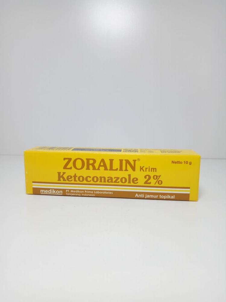 Zoralin cream tube 10 gr /  mengatasi infeksi jamur kulit