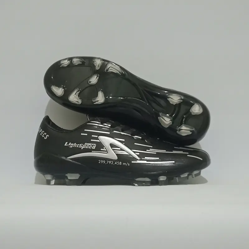 Sepatu Bola Specs Lightspeed Reborn FG Black Pale Gold Free Box - Boots 2