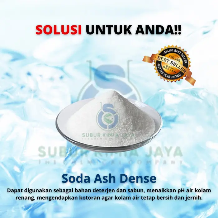 Soda Ash / Abu Soda / Natrium Karbonat / Na2CO3 / 1 KG 3