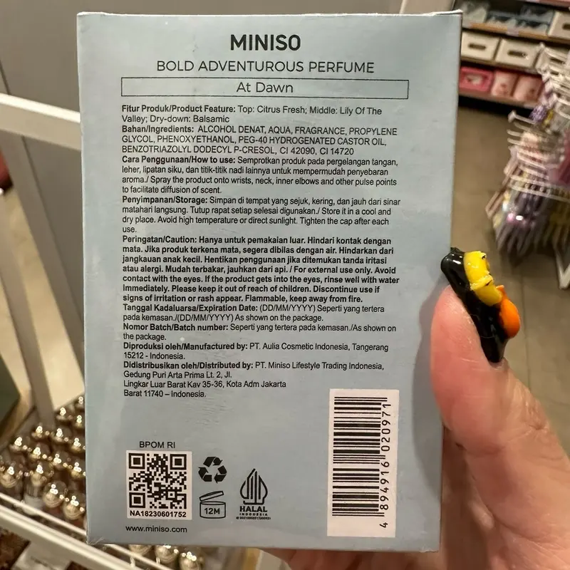 Miniso Bold Adventurous Perfume (85mL) parfum cowok At Dawn Under Twilight Into Foggy Day Till Midnight 4