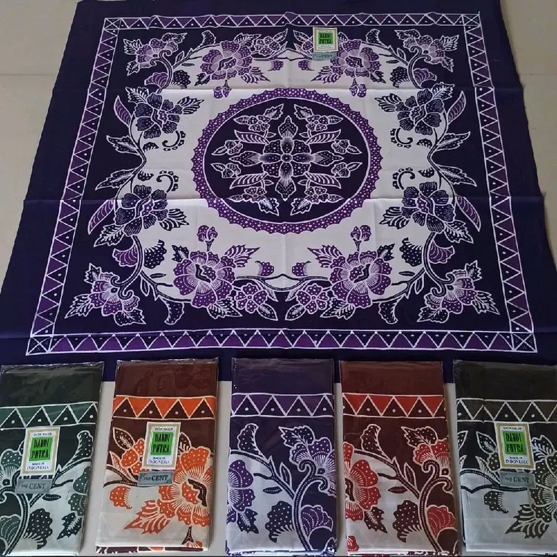 Paket Murah 5 pcs Taplak Batik Taplak Meja Warna Campur untuk Tamu dan Kantor 4