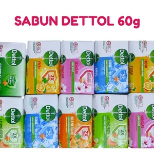 1 lusin sabun dettol berat 60 gr Soap Hand bodywash Mandi Mencerahkan