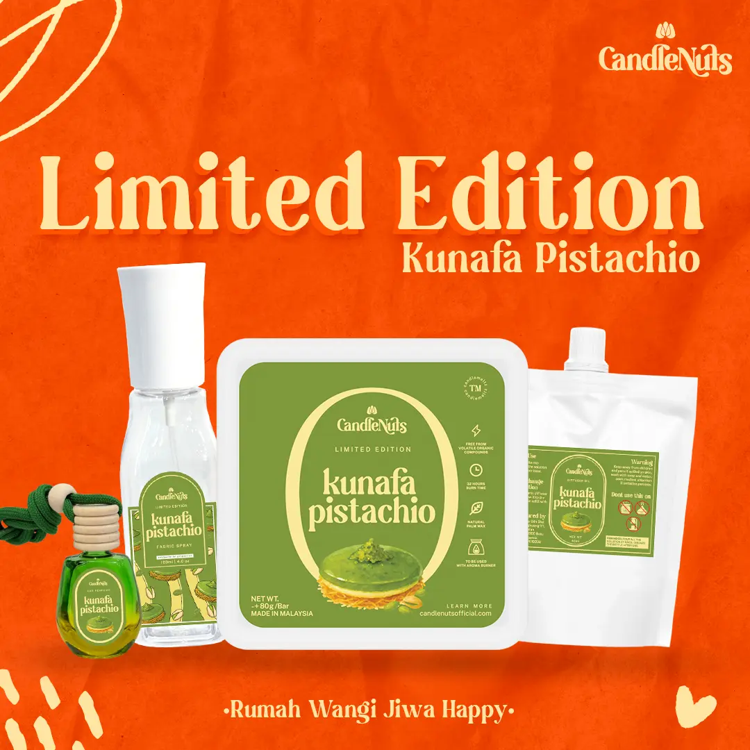 Kunafa Pistachio Candlenuts - Limited Edition!!