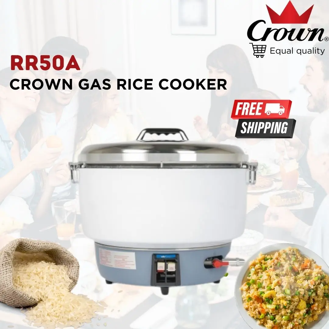 Crown RR50A Gas Rice Cooker Available for LPG & Town Gas