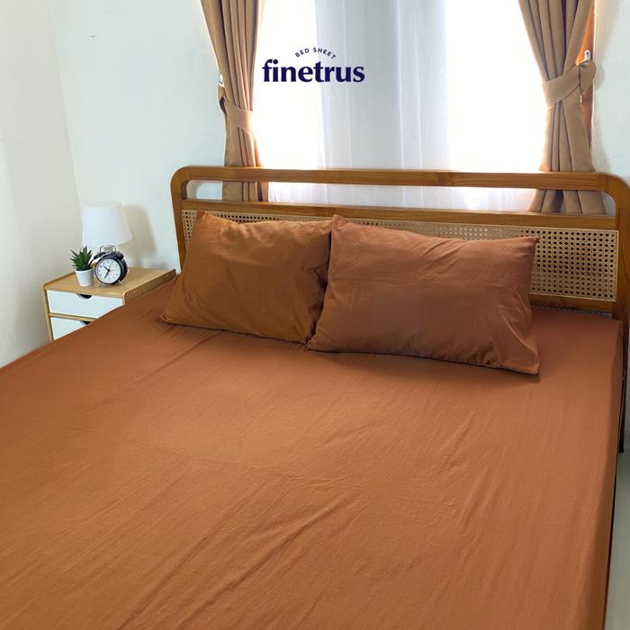 Gambar Finetrus - Sprei Flat 140x200 Sudut Karet - POLOS ULTIMATE GREY dari finetrus Kota Cimahi 5 Tokopedia