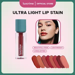 Luxcrime Ultra Light Lip Stain - Liptint Waterproof Anti Kering & Anti Transfer Long Lasting Tahan 16 Jam