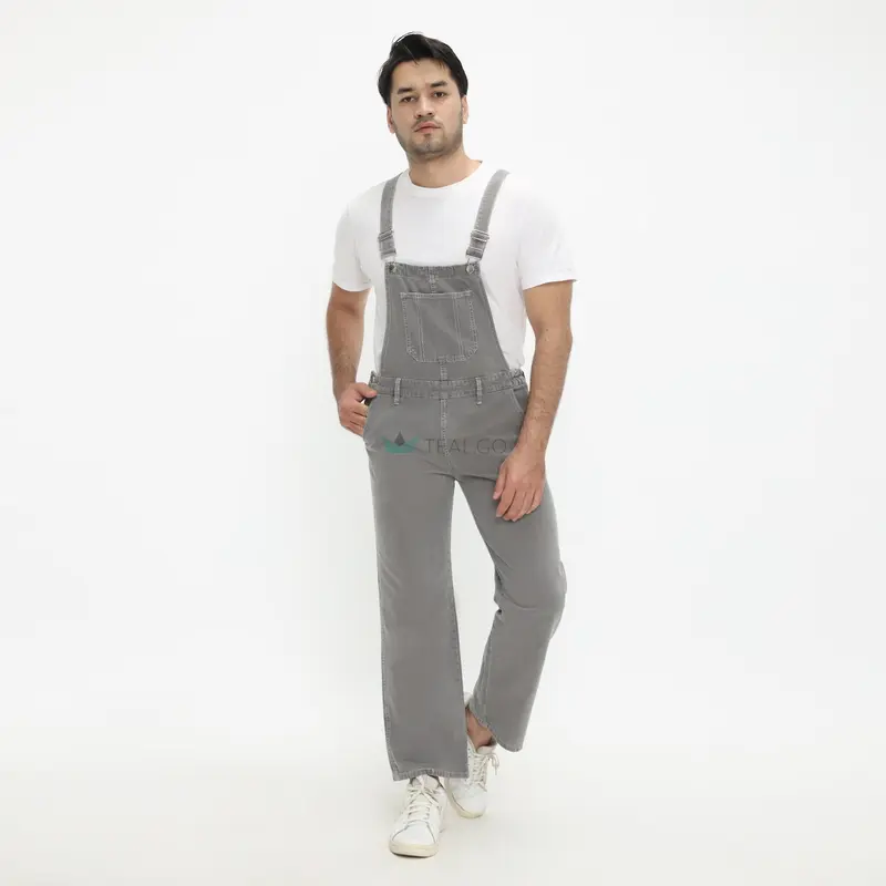 Teal.Go Jumpsuit Overall Jeans Panjang Wearpack Pria 2