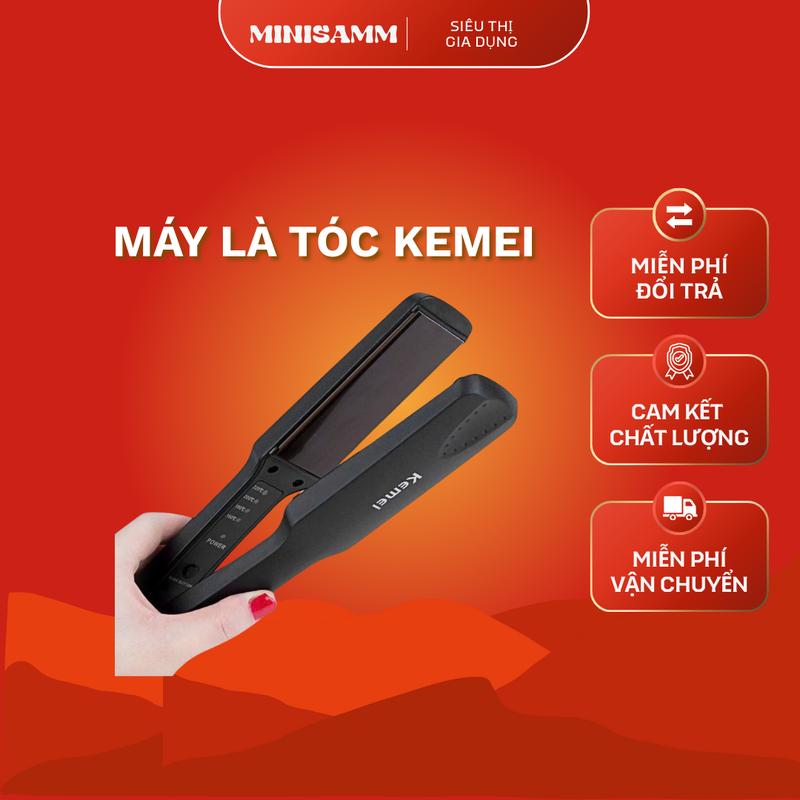  Máy Là Tóc Duỗi Tóc 4 Nấc Nhiệt.Bản Size To KEMEI KM-329 - Máy tạo kiểu tóc ,Tiện lợi Máy Uốn Tóc Uốn Tóc lượcđiện seemee kẹp 