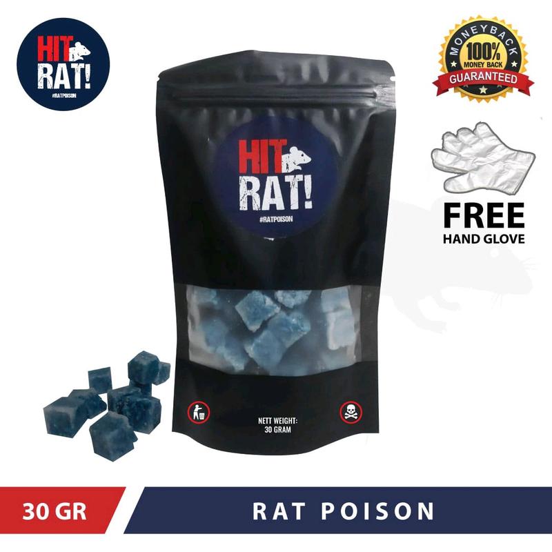 Hitrat HITRAT Racun Tikus 30gr Dapat Digunakan Untuk Membasmi Tikus. Tikus ...