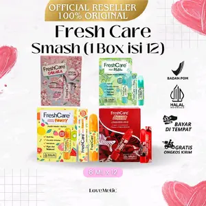[NA - BX] 1 BOX Freshcare Smash 8 ML - Aromaterapi Praktis Redakan Pusing Segarkan Pikiran Original | BPOM Paket Aman