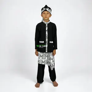 setelan pangsi batik real pict baju adat tradisional seragam anak sd  putih tut wuri handayani lengkap dodot cindai beskap budaya nasional Fashion Kostum