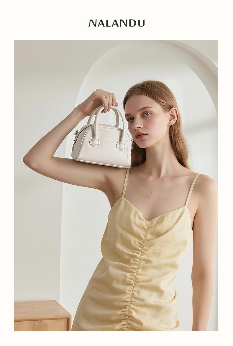 【Gia Bag】NALANDU Tas Selempang Wanita Elegan Fashion Sling Bag Bahu Cewek Kekinian Kulit OOTD Tampil Mewah