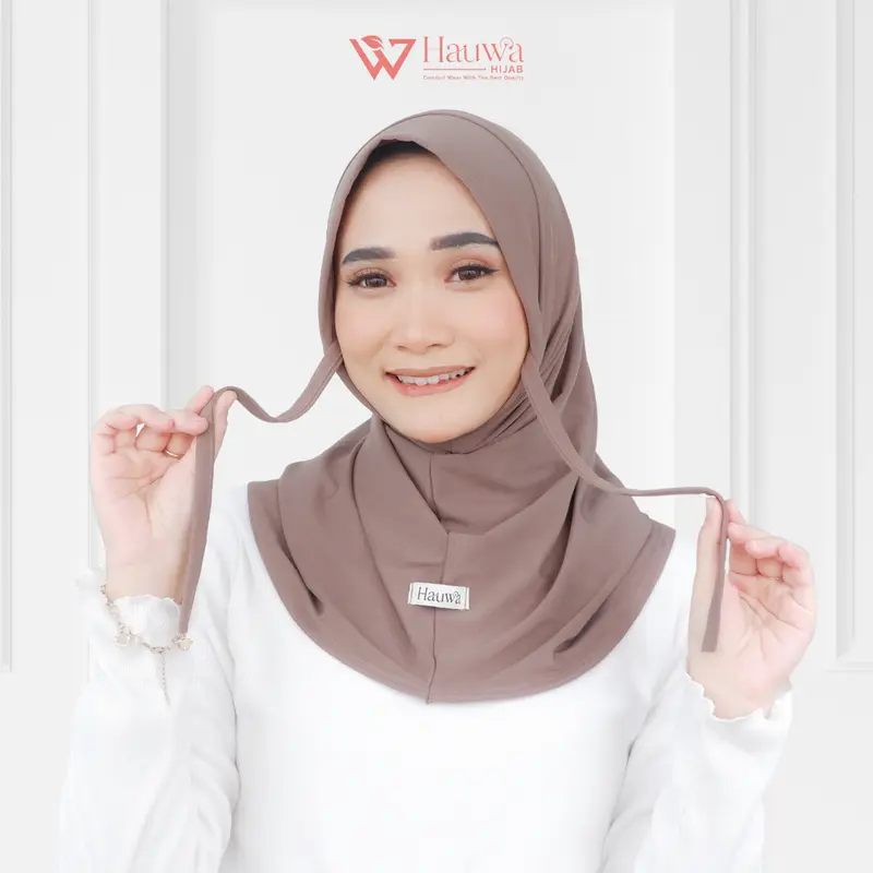 𝗛𝗔𝗨𝗪𝗔 Medina Sporty - Bergo Instan melayu Plus soft Inner Nyaman 2