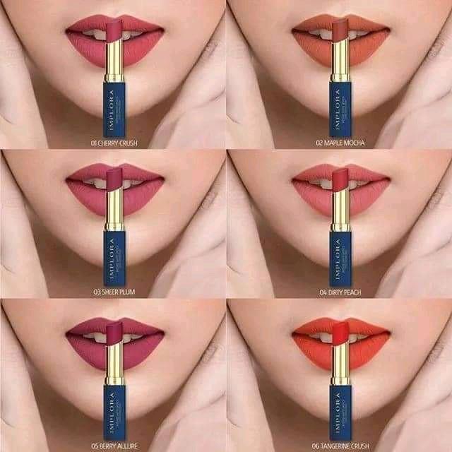 LIPSTIK IMPLORA INTENSE MATTE * 6 SHADE TERBARU 0