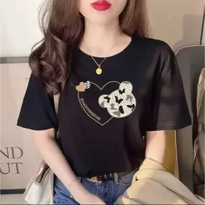 Kaos Oblong Wanita Dewasa Lengan Pendek/Baju Kaos Uniqlo/Kaos Distro Wanita/COD/Kaos Cotton Combeb Premiun/Atasan Wanita Terbaru 2023