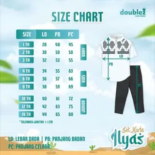 Family Set Kurta Ilyas dan Gamis Anisa by Double Z baju lebaran keluarga (NAVY, MAROON, BLACK) 3