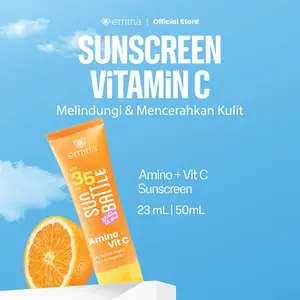 Emina Sun Battle Bright Glow SPF 35 PA+++ - Sunscreen Serum Amino Vitamin C