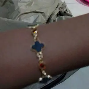 Gelang serut bunga xuping berlapis emas