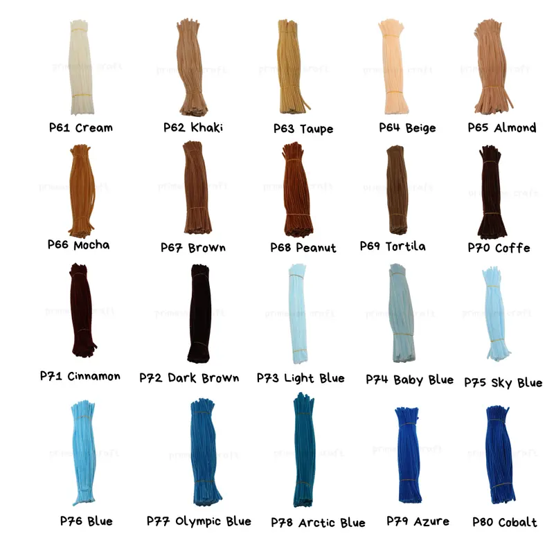 100pcs kawat bulu mercy PREMIUM GEMBUL DIY / pipe cleaner gembul KBL7 5