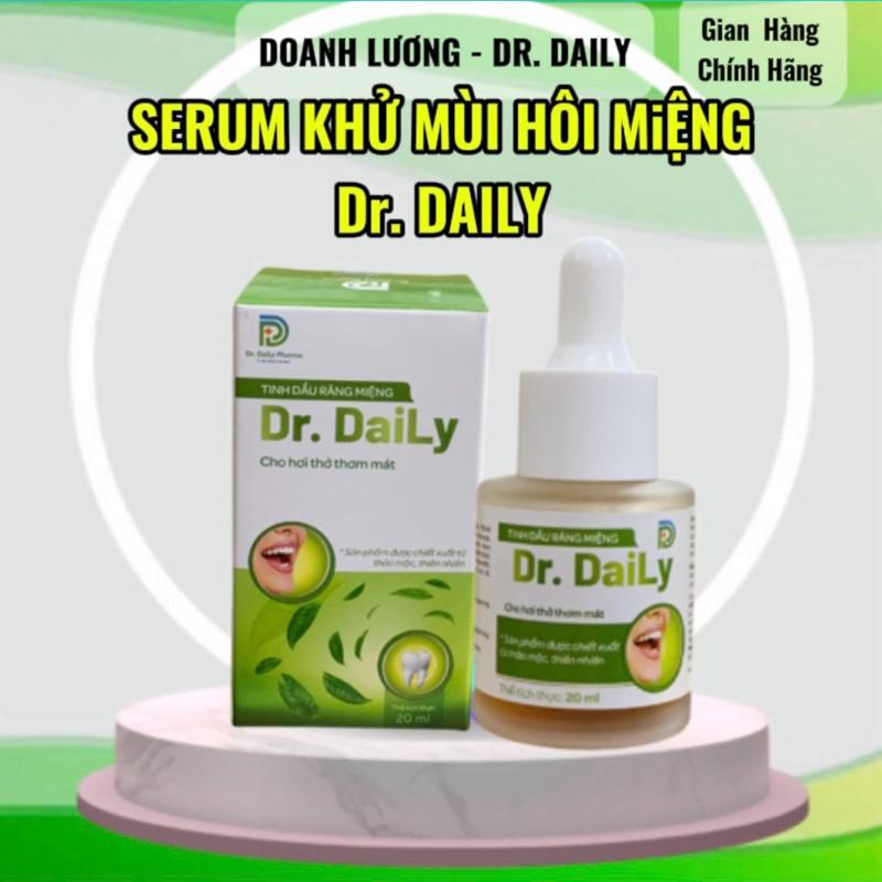  CHÍNH HÃNG - SERUM  Khử Mùi  Hôi Miệng Ogranic Dr. DaiLy - Tinh Dầu Khử Mùi Hôi Miệng Làm Sạch Khoang Miệng Dung Dịch Bảo Vệ Nướu Răng Mỗi Ngày 20ML + Quà Tặng 