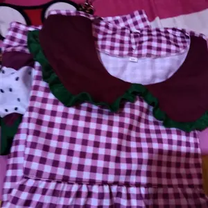 KABENOS KIDZ Setelan Piyama Anak Perempuan Motif Kotak-kotak Lucu | Adem & Nyaman Dipakai Usia 4-13 Tahun