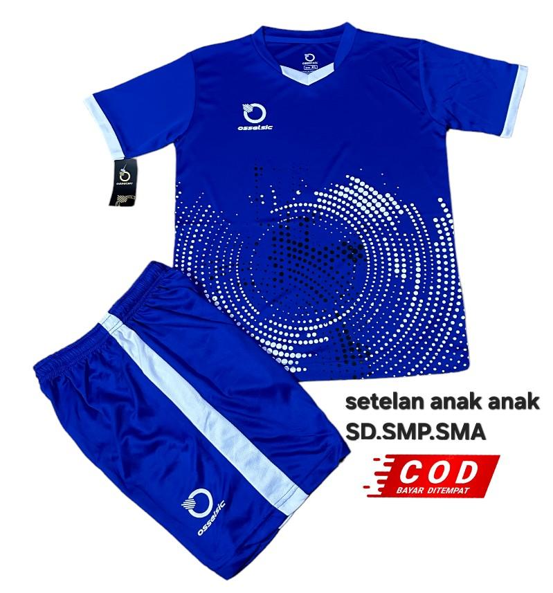 Baju olahraga Anak SD SMP SMA jersey tarkam Celana Pakaian Woven Yarn Dyed Fabric Cepat Kering Setelan Outdoor