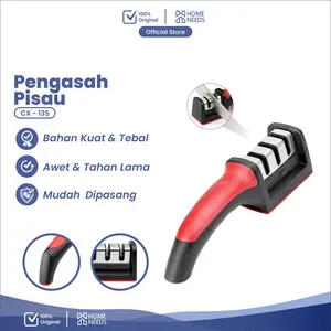 Pengasah Pisau Serbaguna Penajam Pisau Sharpener Alat Pengasah Asahan Pisau CX-135 Knife pengasah  pisau