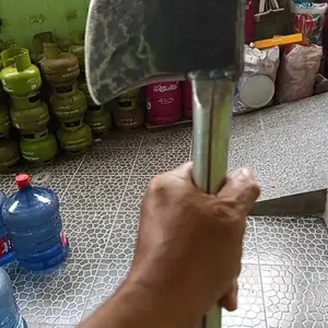 Kapak Baja Per FUSO Gagang Besi - Kapak Tebal Cacah Tulang Sapi Dan Pemotong Kayu