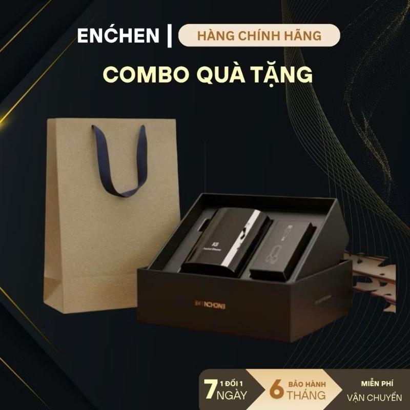 Máy cạo râu Enchen K8 đầu cạo 2D ẩn, chống nước toàn thân, 18 lưỡi dao tự mài, pin dùng đến 60 ngày - BH 6 tháng