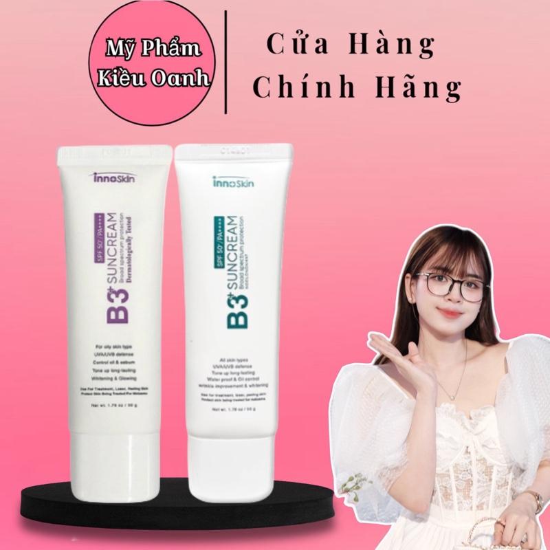[ Công Ty] kem chống nắng b3 innoskin mẫu mới 50gram