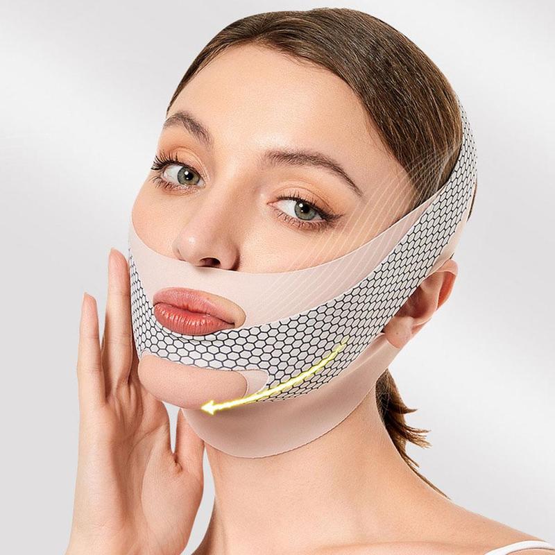 Product Introduction of 1pcs V Shaper Facial Bandage Double Chin Masseter Beauty Sleep Sculpting Mask Face Mask Beauty O4O3 38