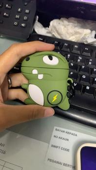 Product Review of Airpod 1/2/3 & Pro Cartoon Casing Cover | Airpods Casing Cover Silicone Case Protective Cover from C**🧋 1