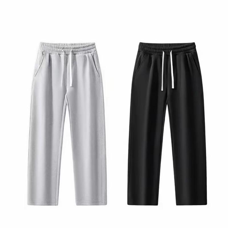 Quần nỉ nam nữ unisex quần hai da ống xuông form chuẩn
