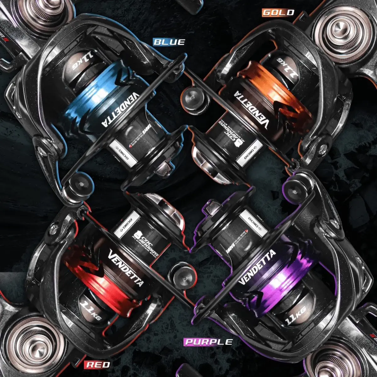 Reel Daido Vendetta 1000-6000 4 varian warna