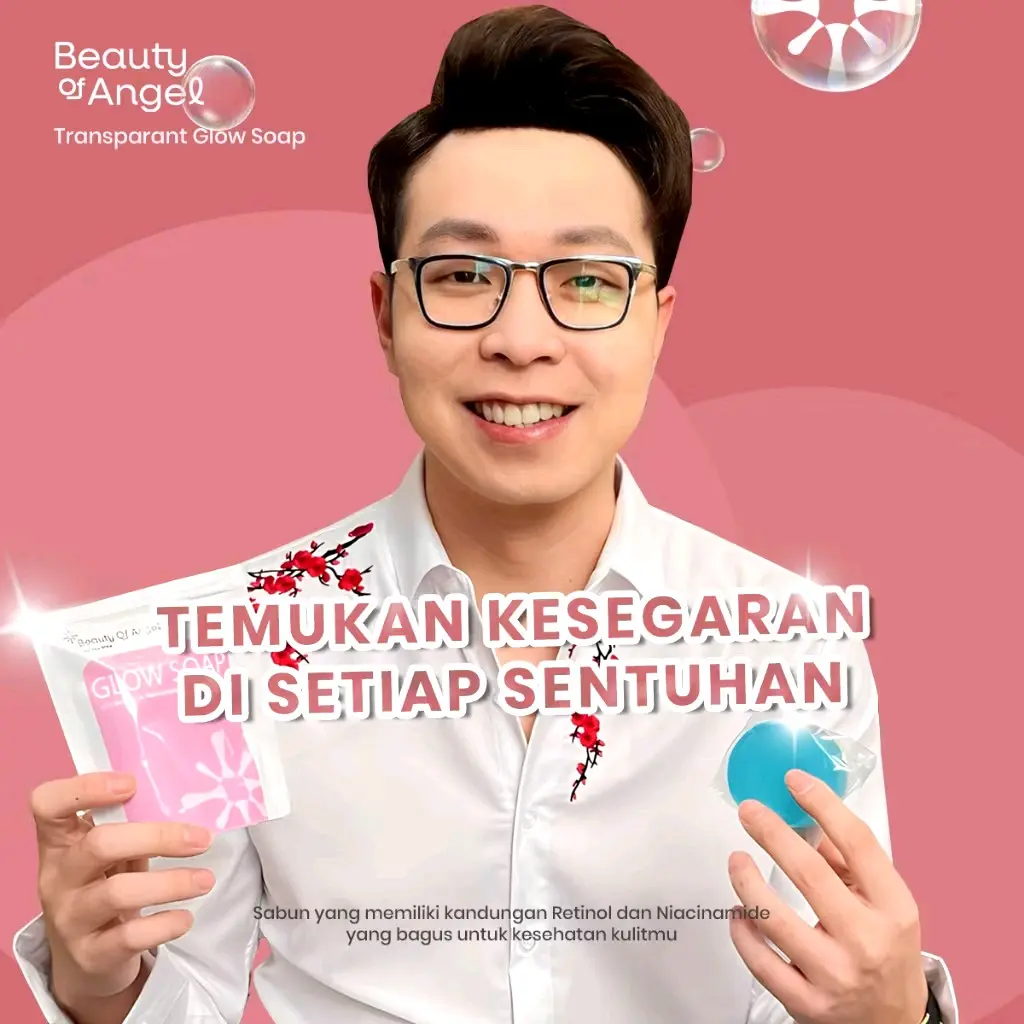 Sabun Bodycare Glow Soap DNA Salmon dan Collagen 40gr - Box - Muka, Jamur, Kering