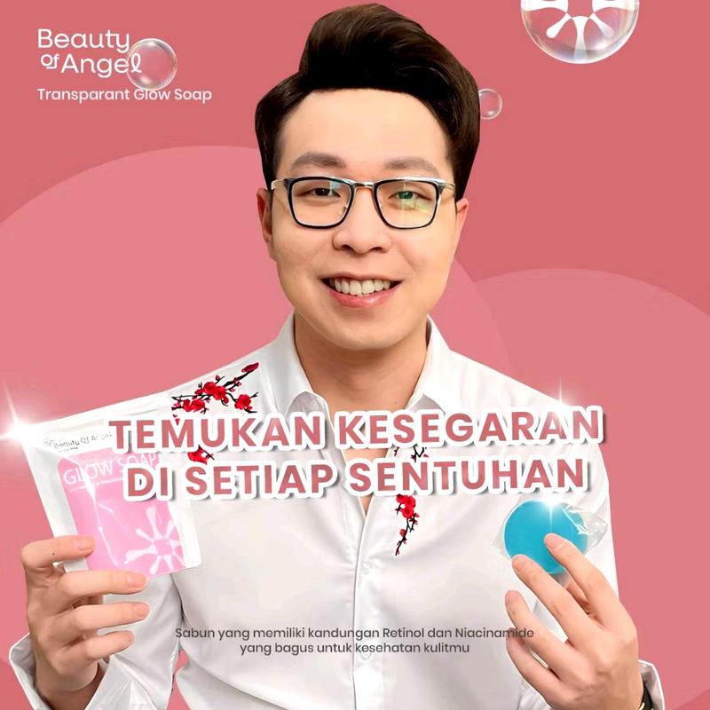 glow soap mencerahkan badan perawatan kulit tubuh & wajah Membersihkan Bodycare 3