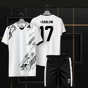 Baju Bola Dewasa Jersey Futsal Sepakbola Dry-Fit Adem Menyerap Keringat Size M L XL Sablon Nama Nomor Punggung