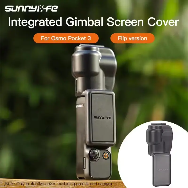 Sunnylife Plastic Lens Screen Protective Cover For DJI Osmo Pocket 3 Portable Camera Screen Protector Case Lens Cap Scratch-resistant Shell Camera Accessories