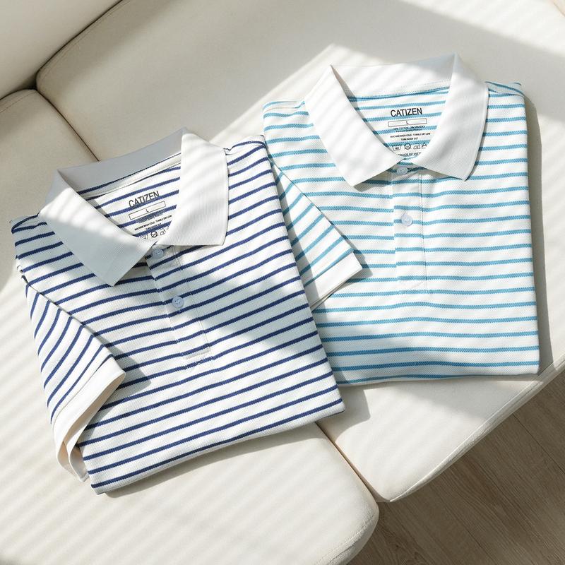Áo Polo Nam Sọc Ngang SKYLINE Chất Vải Cotton Cao Cấp, Thấm Hút Mồ Hôi, Trẻ Trung, Thanh Lịch, Chuẩn Form - CATIZEN
