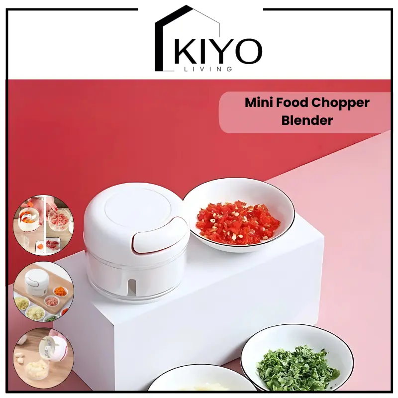 KIYO Mini Food Chopper Blender Tarik Tangan Manual Speedy Chopper