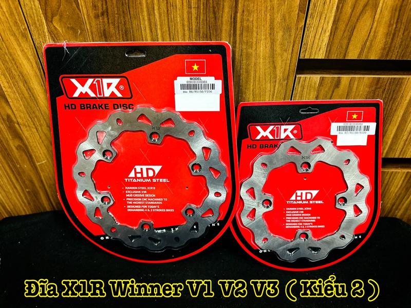 Đĩa Thắng Trước Sau Dành Cho Winner V1 V2 V3 Chính Hãng X1R Kiểu 2 Gắn Như Zin