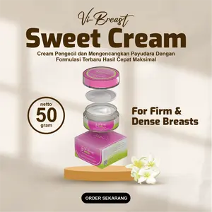 Vi-Breast Sweet Cream: Krim Payudara Kencang, Padat, & Lembut Alami dengan Bahan Alami