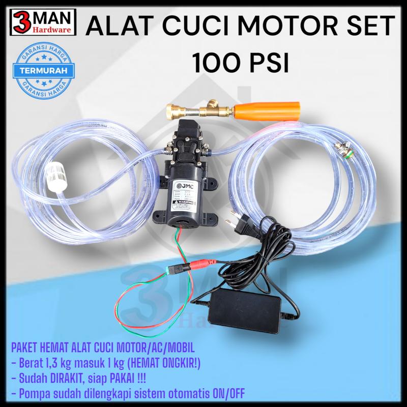 Product Introduction of PAKET ALAT CUCI MOTOR / Alat Cuci Motor Set 100 Psi (Siap Pakai, Hemat Listrik dan Hemat Air) 11