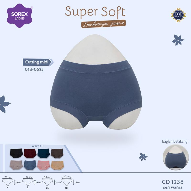 Sorex Celana Dalam Basic Midi Super Soft CD 1238 (Adem Dipakai) 1