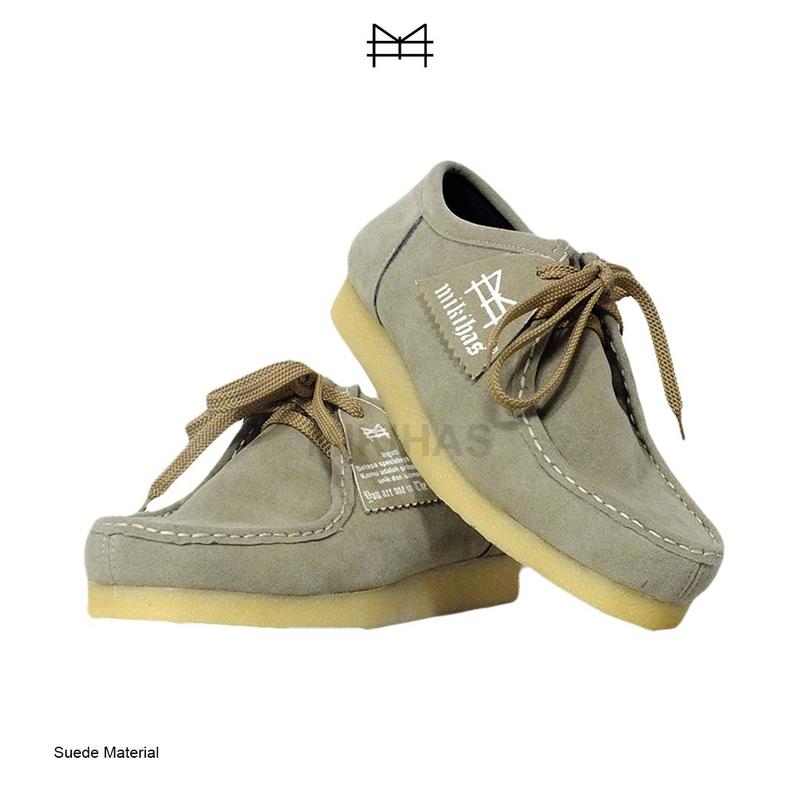 Sepatu Pria Kasual Mikihas Rhetops Sneakers Kulit Suede Ringan Chungky - Shoes, Casual boots suede sol Karet Rubber Ringan combat boots 1