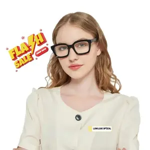 Kacamata Anti Radiasi / Anti Sinar Matahari UV 400 / Anti Blueray Model Terbaru Summer 2024  Eyewear Glasses Lensa Hitam Plastik Wanita Pria